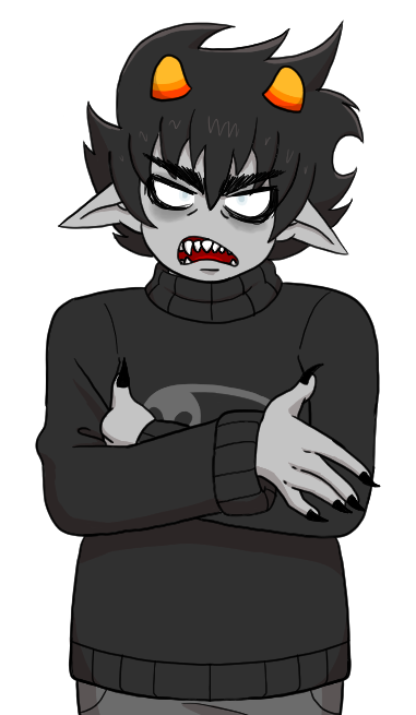 A pesterquest sprite of Deadkat.